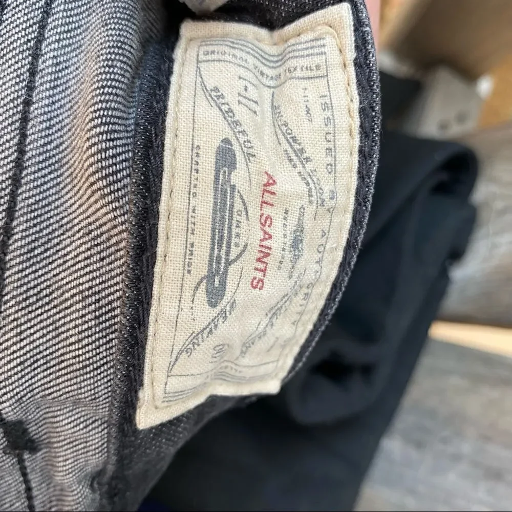 All Saints Mast low rise skinny fit jeans